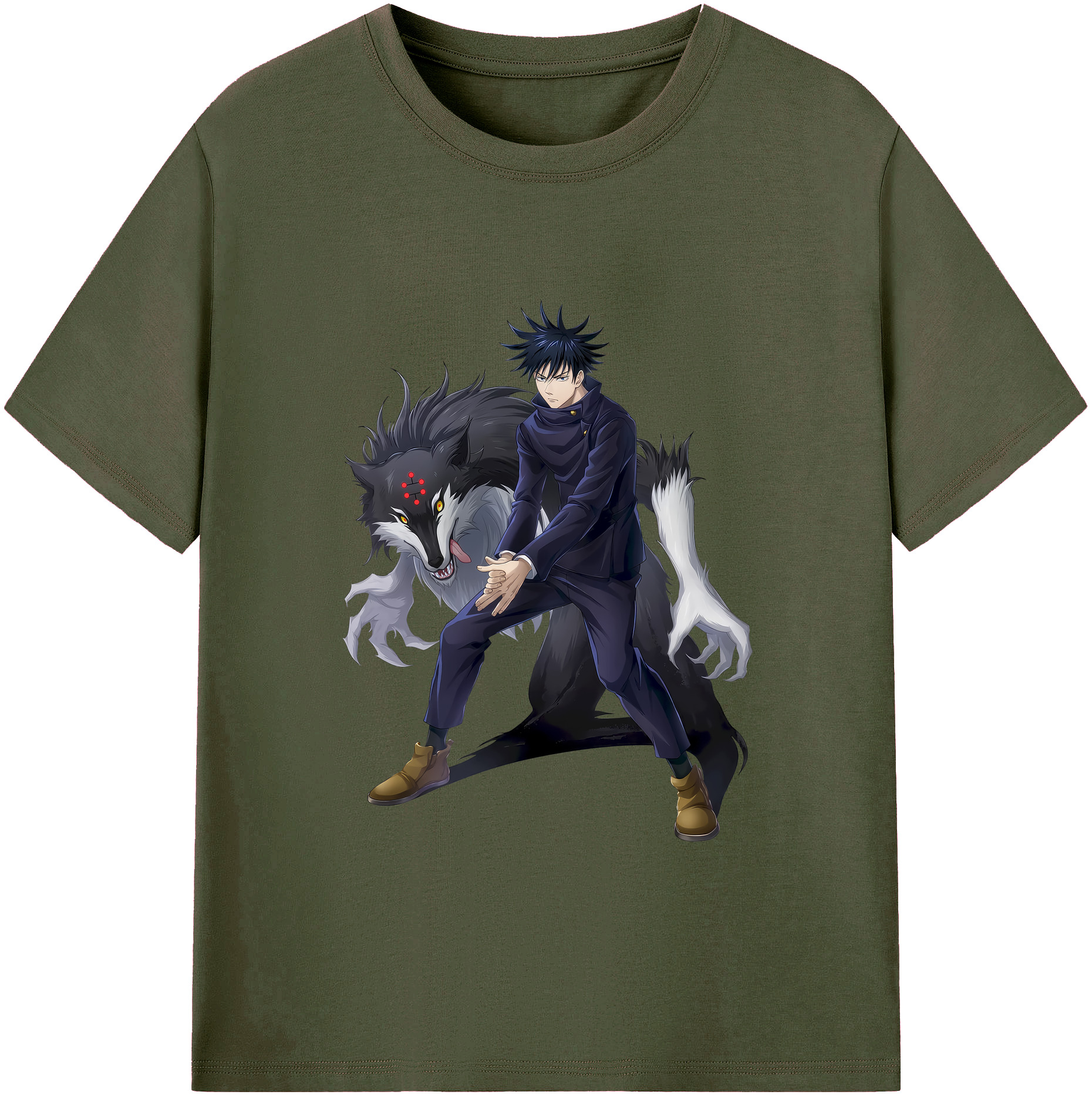 （画像用） 呪術廻戦 Jujutsu Kaisen 綿100％ メンズ半袖Tシャツ｜肌触りやわらか＆通気性